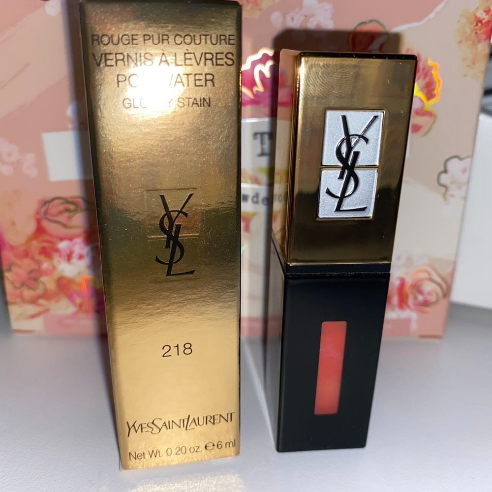 Yves Saint Laurent Pop Water Glossy Stain 218 Orange Mist